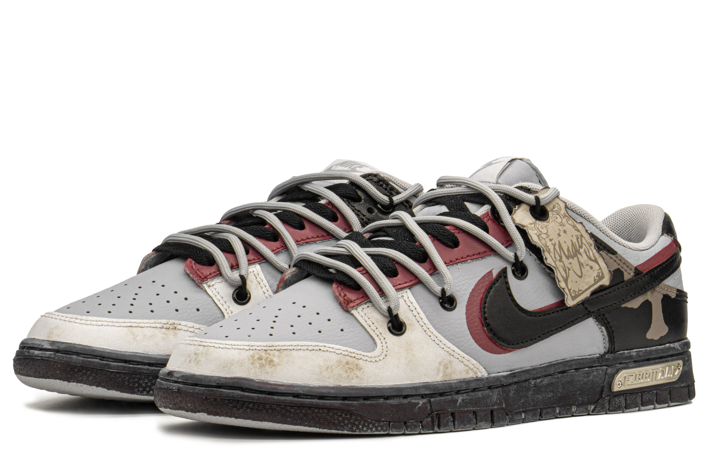 Lookbook Nike Dunk Low "San Valentín" Graffiti Negro Rojo Gris DJ6188-003(TeamA-DK魔法巴洛S-BOX)