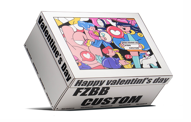 Cheap 【定製球鞋】Nike Dunk Low 情人節禮盒 解構 克萊因藍 塗鴉 清新小雛菊 低幫 板鞋 GS 白灰藍