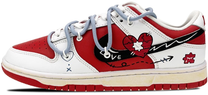 custom-shoes-nike-dunk-low-valentine-s-day-graffiti-puzzle-distressed-deconstructed