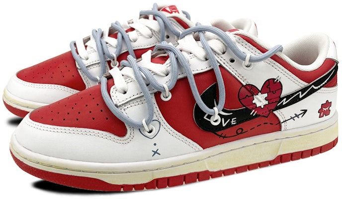나이키 덩크 로우 '발렌타인 그래피티 퍼즐' (Nike Dunk Low 'Balentaine Graffiti Peojeul') CW1590-600(Team叁-女款520拼图解构) Lookbook 나이키 덩크 로우 '발렌타인 그래피티 퍼즐' (Nike Dunk Low 'Balentaine Graffiti Peojeul') CW1590-600(Team叁-女款520拼图解构)