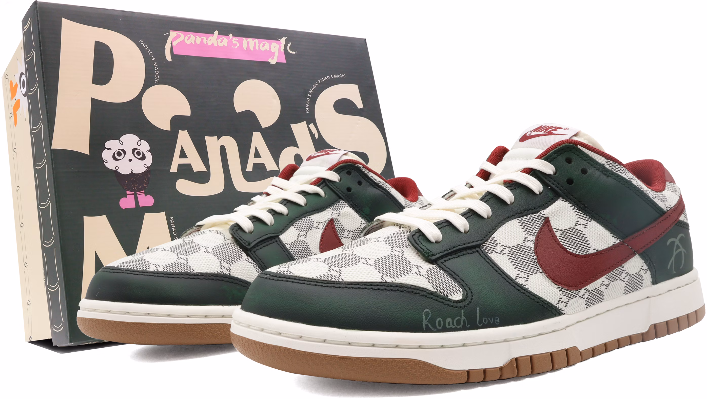 custom-shoes-nike-dunk-low-valentine-s-day-green-vintage