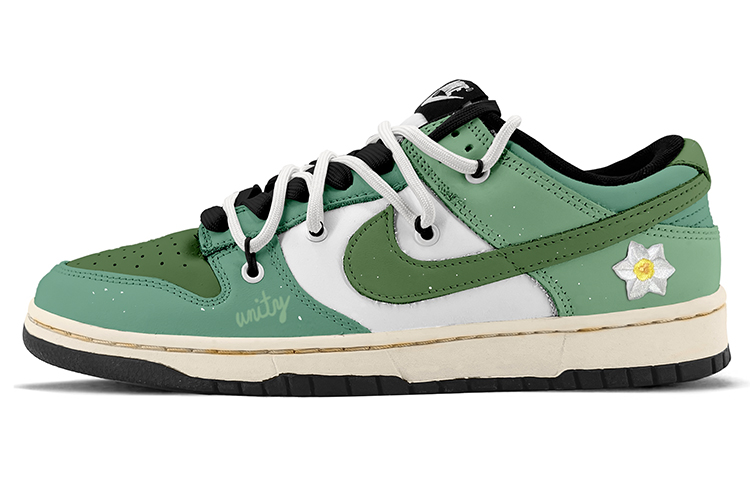 Buy [Sepatu Kustom] Nike Dunk Low 'Valentine's Oxidized Daffodil - Hijau Rumput' CW1590-100(TeamK-绿色光年)