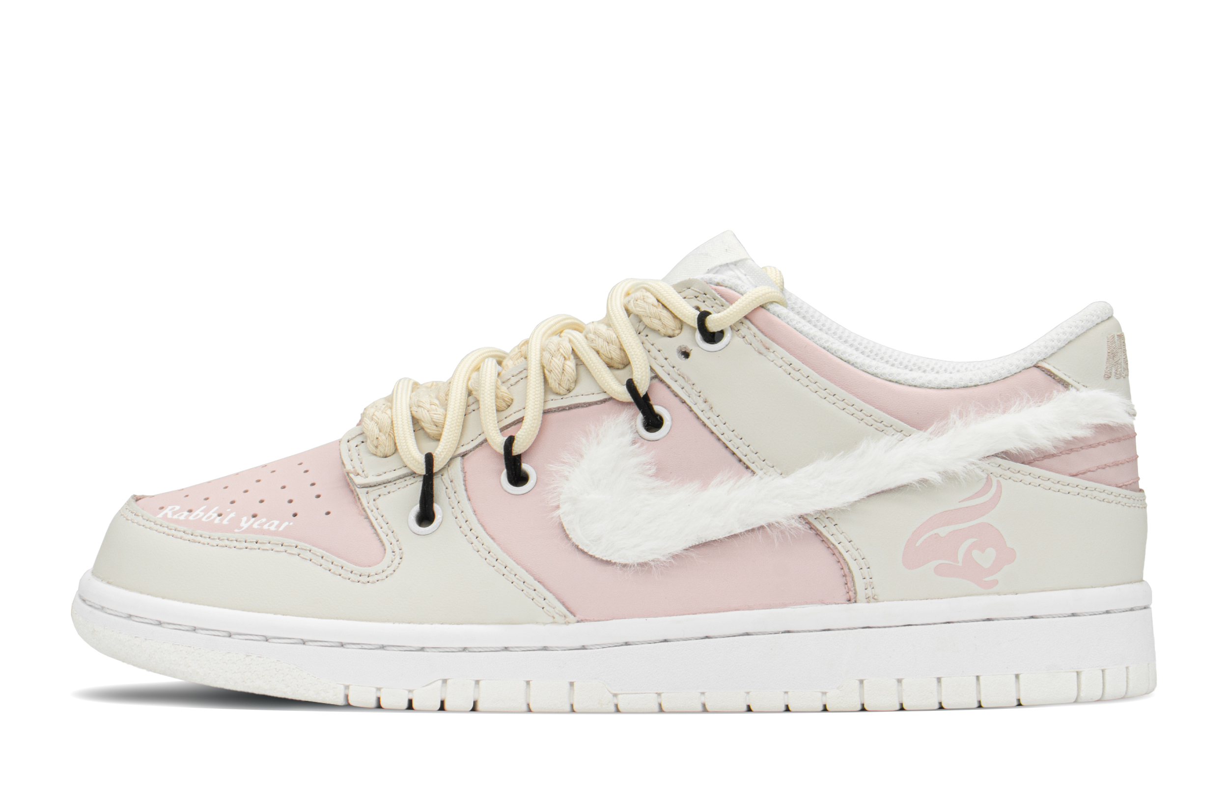 Buy [Kasut Custom] Nike Dunk Low 'Hari Valentine Merah Jambu Putih' DH9765-100(TeamA-DK女兔年)