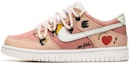 Buy 나이키 덩크 로우 '발렌타인 핑크 그래피티' (커스텀) DH9765-100(TeamB-女款桃粉爱心)