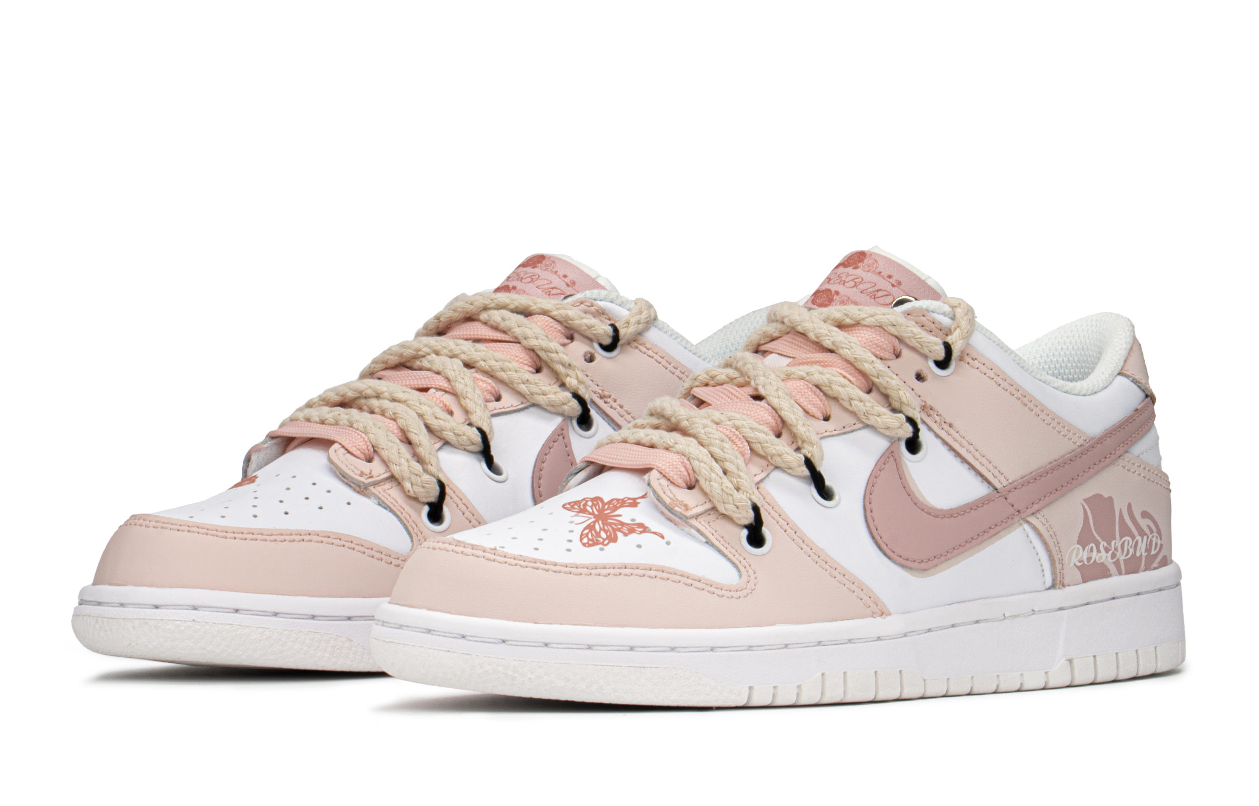 Lookbook [定制鞋] 耐克Dunk低帮'情人节粉白' DH9765-100(TeamA-DK玫瑰少女S-BOX)