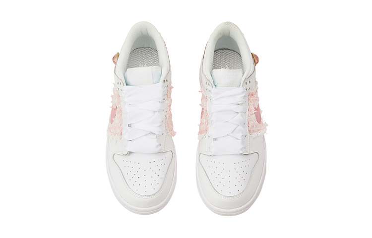 Shop [Sepatu Custom] Nike Dunk Low 'Valentine's Day Pink' Hari Kasih Sayang DH9765-100(Team15-女款学院小优雅香风白粉)
