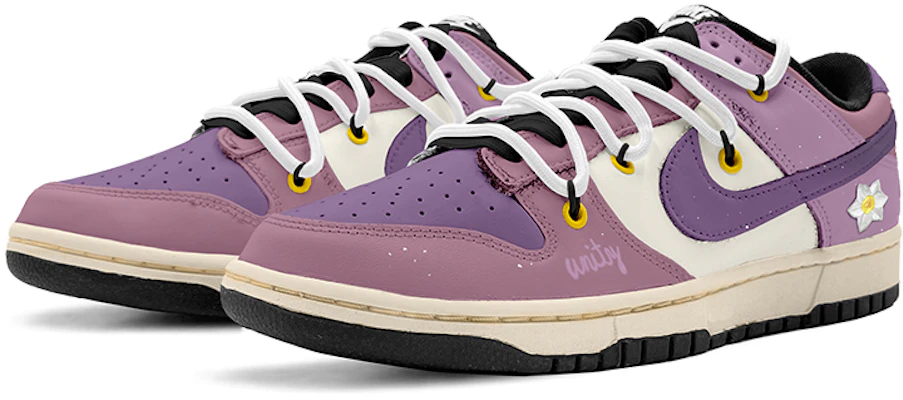 【定制鞋款】耐克Dunk Low“情人节紫” DD1391-100(TeamK-紫色光年) Lookbook 【定制鞋款】耐克Dunk Low“情人节紫” DD1391-100(TeamK-紫色光年)