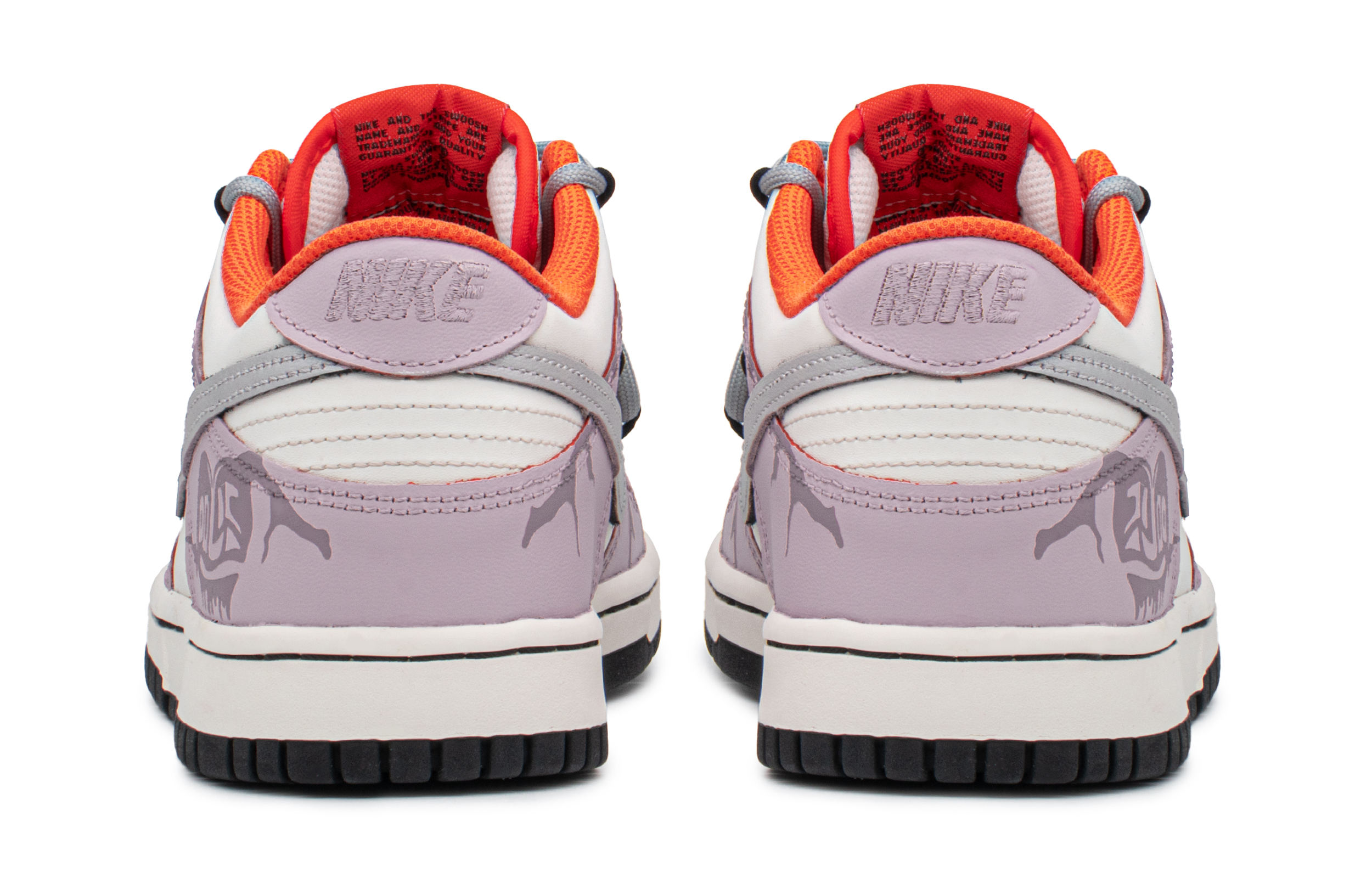 Shop [Sepatu Custom] Nike Dunk Low 'Hari Valentine Ungu-Putih' DH9765-003(TeamA-DK女爆裂爱心S-BOX)