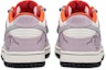 Shop 【定制球鞋】 Nike Dunk Low 情人節禮盒 愛心元素 解構高街 低幫 板鞋 GS 紫白