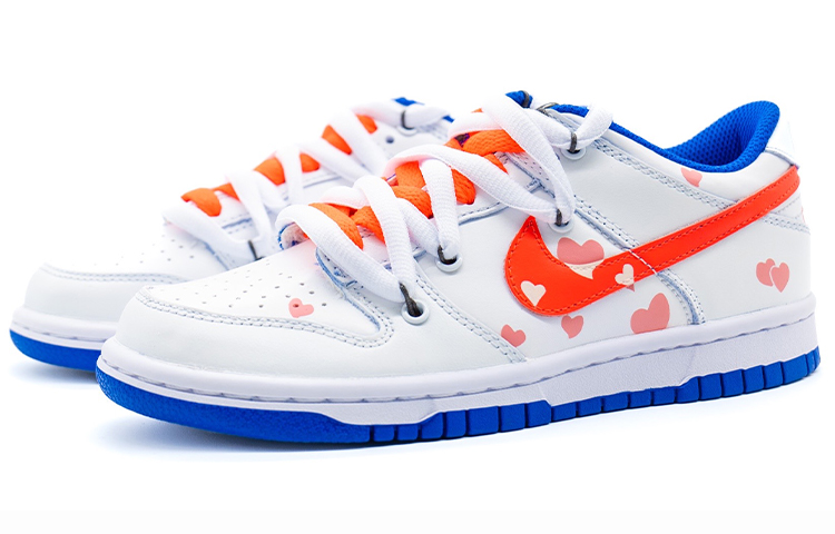 Lookbook [Sepatu Custom] Nike Dunk Low 'Valentine's Day Royal Red' CW1590-104(TeamR-女款爱神喷绘S-BOX)