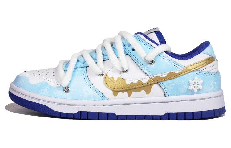 [Custom Shoes] Nike Dunk Low 'Valentine's Day Snowflake Splatter'