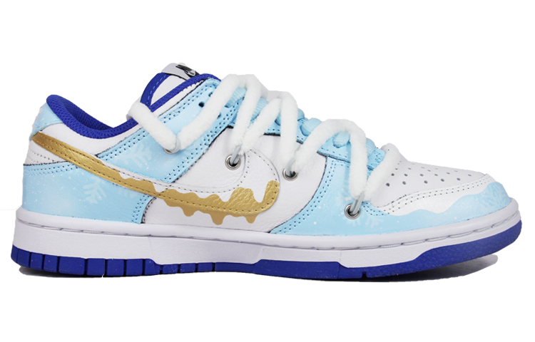 Order [Kasut Custom] Nike Dunk Low 'Hari Valentine Serpihan Salji Bertabur' FD9064-110(TeamJ-雪花泼墨情人节主题)