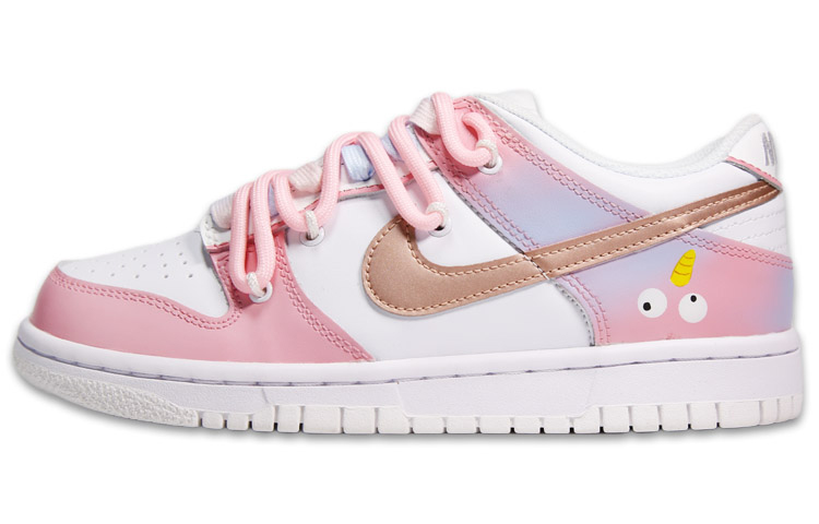 Buy 나이키 덩크 로우 '발렌타인 유니콘 플러피' (커스텀) DH9765-100(TeamF-女款解构梦幻独角兽白蓝粉)