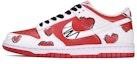 Buy Nike Dunk Low San Valentín Rojas con Corazones CW1590-600(TeamE-女款手绘爱心黑白红)