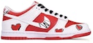 Order Nike Dunk Low San Valentín Rojas con Corazones CW1590-600(TeamE-女款手绘爱心黑白红)