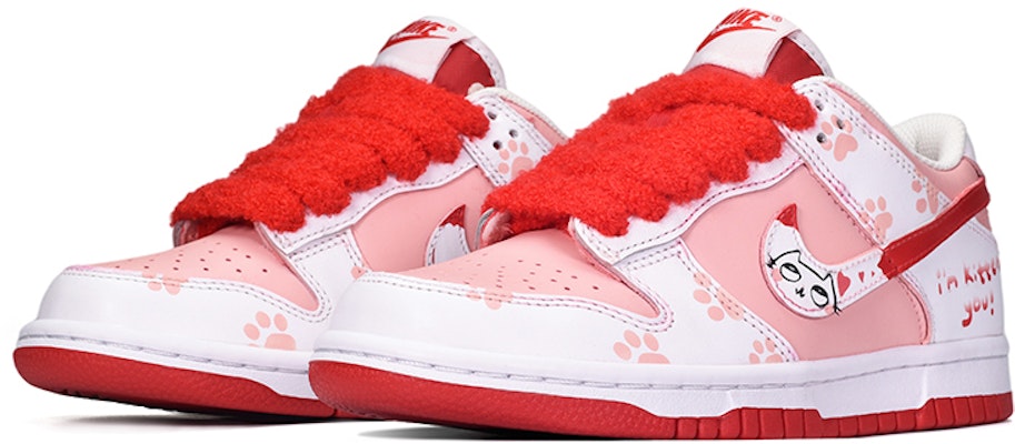 Nike Dunk Low San Valentín "Gato" (Personalizadas) CW1590-600(TeamE-女款猫爪白粉红) Shop Nike Dunk Low San Valentín "Gato" (Personalizadas) CW1590-600(TeamE-女款猫爪白粉红)