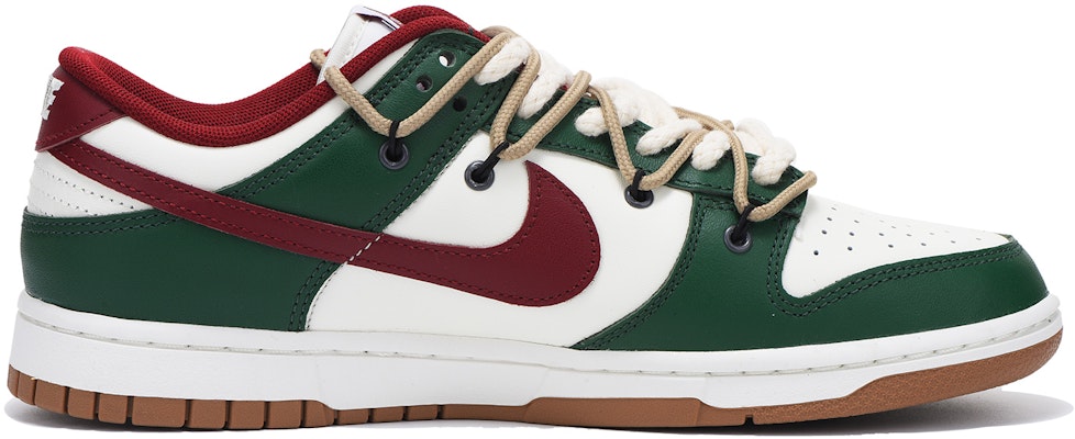 【定製球鞋】 Nike Dunk Low 情人節限定 vibe風 解構 高街 低幫 板鞋 男款 白綠紅 Order 【定製球鞋】 Nike Dunk Low 情人節限定 vibe風 解構 高街 低幫 板鞋 男款 白綠紅