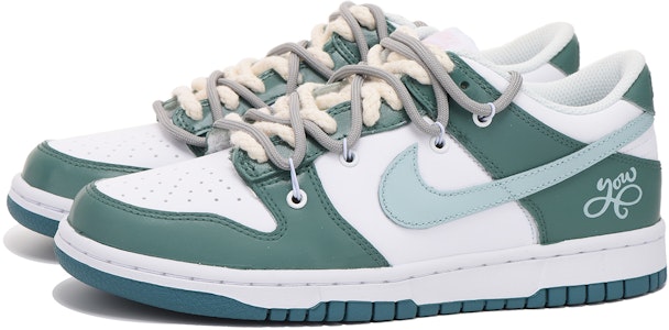 나이키 덩크 로우 '발렌타인 그린' (커스텀) FD9911-101(Team拾伍-女款绿色二) Lookbook 나이키 덩크 로우 '발렌타인 그린' (커스텀) FD9911-101(Team拾伍-女款绿色二)