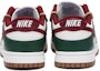 Shop 【定製球鞋】 Nike Dunk Low 情人節限定 vibe風 解構 高街 低幫 板鞋 男款 白綠紅