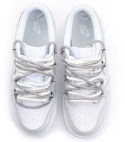 【訂製球鞋】 Nike Dunk Low 復古女孩主題訂製 解構 新年 情人節 海浪 圖騰 塗鴉 禮物 情侶 低幫 板鞋 GS 灰白 Shop 【訂製球鞋】 Nike Dunk Low 復古女孩主題訂製 解構 新年 情人節 海浪 圖騰 塗鴉 禮物 情侶 低幫 板鞋 GS 灰白