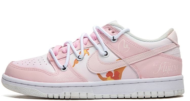 【定製球鞋】 Nike Dunk Low 野鶴製造 情人節主題 熱情風 耐磨 低幫 板鞋 GS 白粉 特殊禮盒版 Buy 【定製球鞋】 Nike Dunk Low 野鶴製造 情人節主題 熱情風 耐磨 低幫 板鞋 GS 白粉 特殊禮盒版