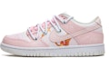 Buy 【定製球鞋】 Nike Dunk Low 野鶴製造 情人節主題 熱情風 耐磨 低幫 板鞋 GS 白粉 特殊禮盒版