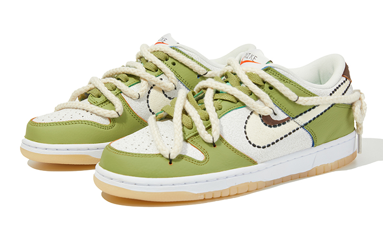 Lookbook [Kasut Custom] Nike Dunk Low ‘Vanila Avokado’ DX3363-100(Team15-香草牛油果)