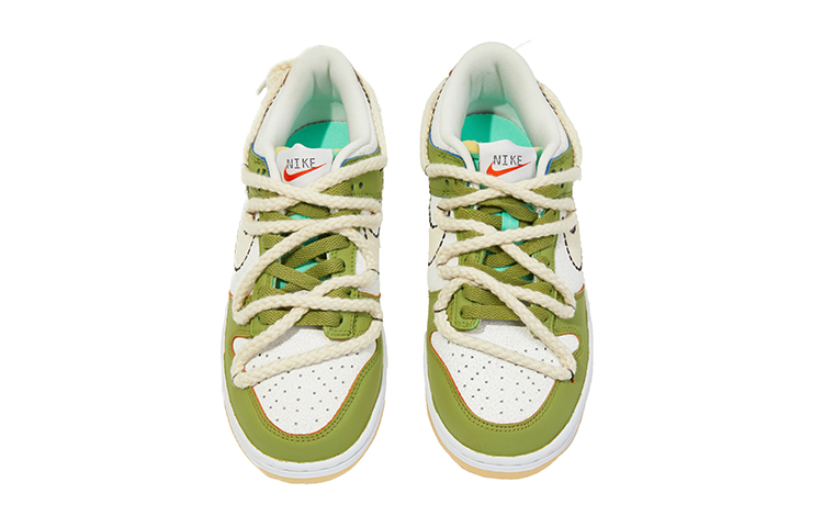 Shop [Kasut Custom] Nike Dunk Low ‘Vanila Avokado’ DX3363-100(Team15-香草牛油果)