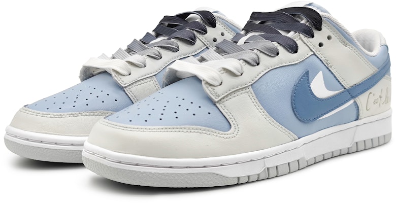 【定製球鞋】Nike Dunk Low 朦朧香草 藍莓泡泡 簡約小清新 雙勾 防滑減震 低筒 板鞋 GS 藍灰 Lookbook 【定製球鞋】Nike Dunk Low 朦朧香草 藍莓泡泡 簡約小清新 雙勾 防滑減震 低筒 板鞋 GS 藍灰