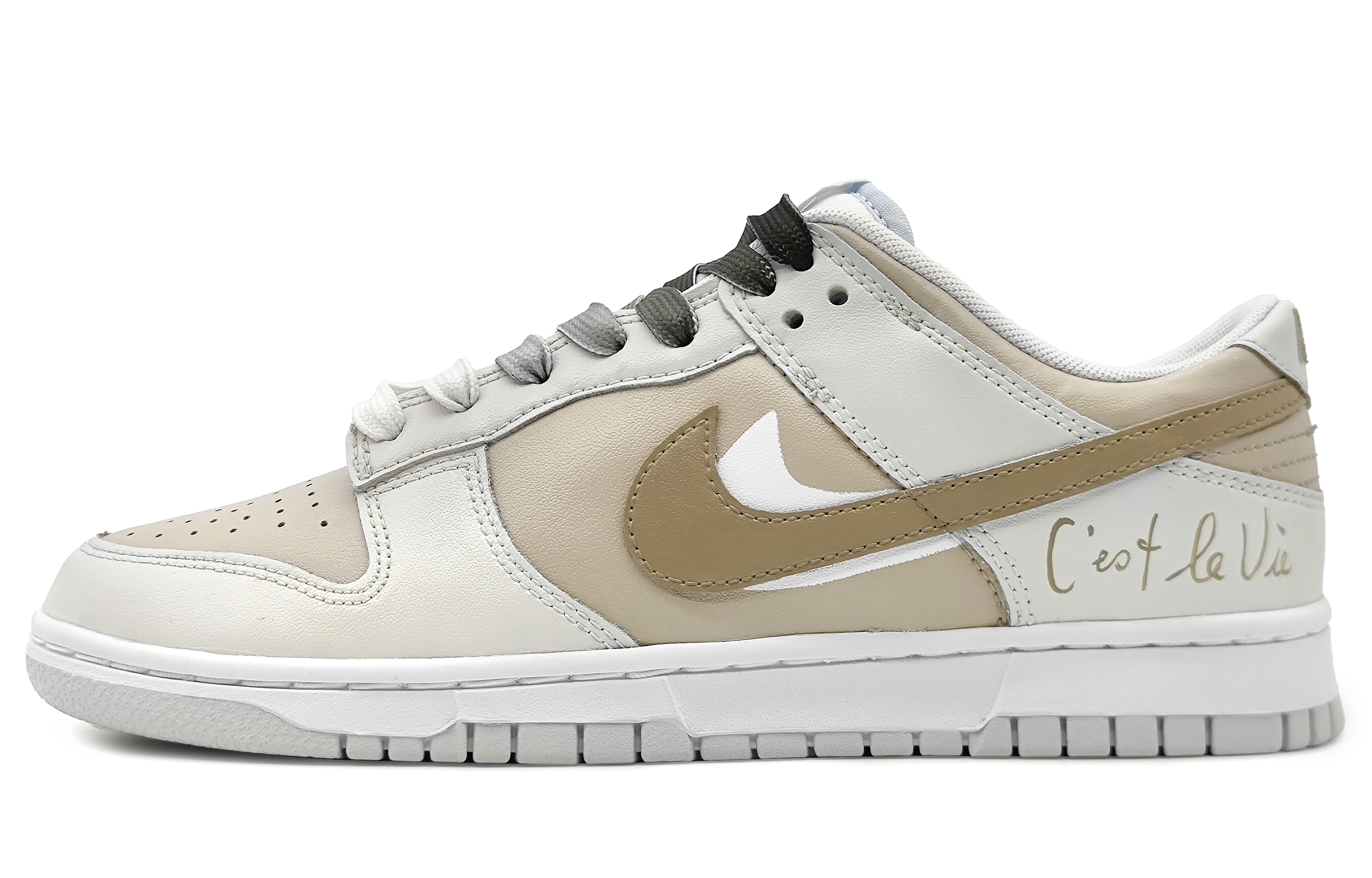 Buy [Zapatillas Personalizadas] Nike Dunk Low 'Vainilla Cocoa' DV0831-101(Team16-男款布丁可可)