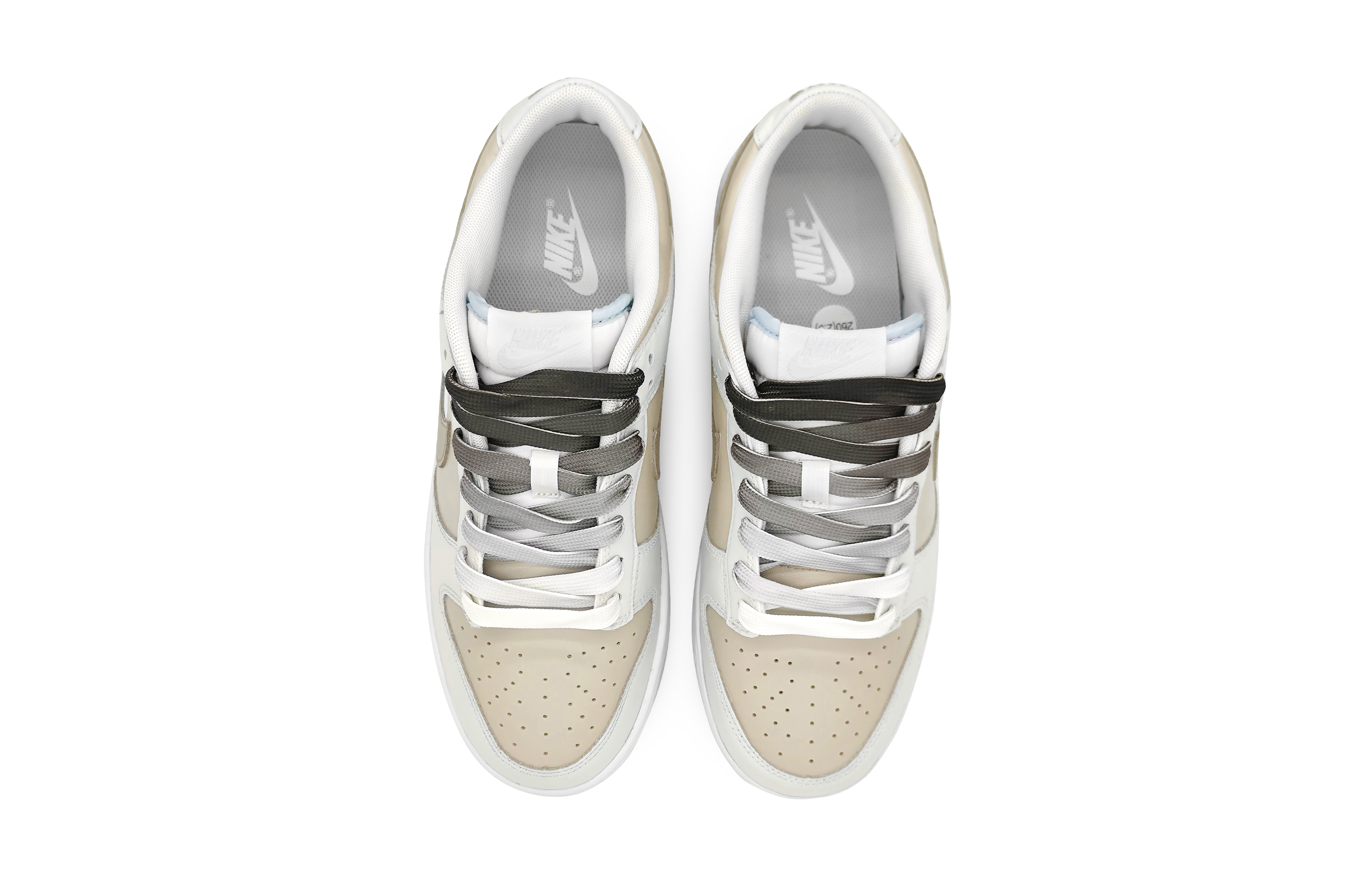 Shop 나이키 덩크 로우 '바닐라 푸딩 코코아' (커스텀) DH9765-102(Team16-女款布丁可可)