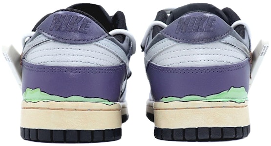 ナイキ ダンク ロー 'ヴェノムアイ ホワイト パープル グリーン' カスタムシューズ DD1391-100(Team25-毒液之眼) Purchase ナイキ ダンク ロー 'ヴェノムアイ ホワイト パープル グリーン' カスタムシューズ DD1391-100(Team25-毒液之眼)
