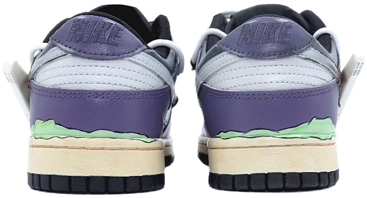 【訂製球鞋】Nike Dunk Low 狩獵者 毒液之眼 LED燈 星緯未來 科技感 低筒 板鞋 男女款 白紫綠 Purchase 【訂製球鞋】Nike Dunk Low 狩獵者 毒液之眼 LED燈 星緯未來 科技感 低筒 板鞋 男女款 白紫綠