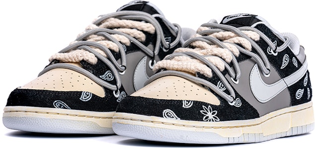 Zapatillas Nike Dunk Low 'Vibe Crane y Flores de Anacardo' DH7913-001(TeamB-男女款腰果花解构鞋带) Lookbook Zapatillas Nike Dunk Low 'Vibe Crane y Flores de Anacardo' DH7913-001(TeamB-男女款腰果花解构鞋带)