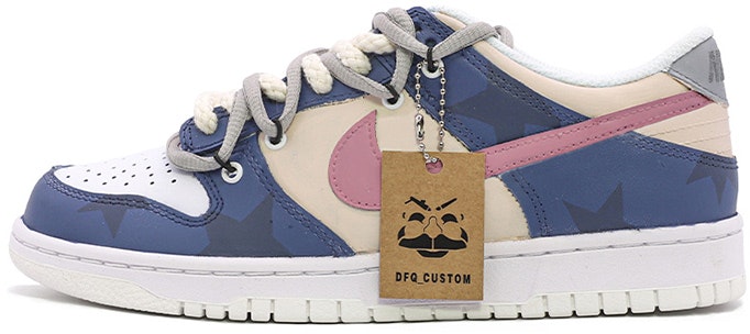 custom-shoes-nike-dunk-low-vibe-patchwork-blue-yellow-purple