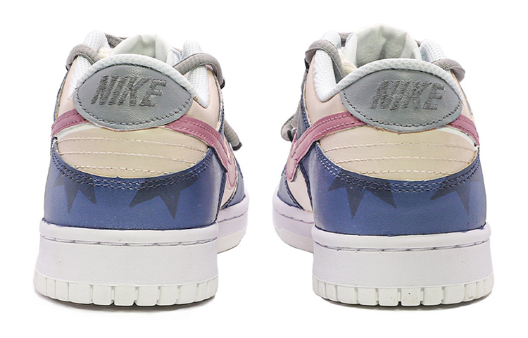 Shop Zapatillas Nike Dunk Low 'Parche Azul Amarillo Púrpura' DH9765-100(TeamM-女款复古五角星蓝黄紫)