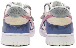 ナイキ ダンク ロー 「バイブ パッチワーク ブルー イエロー パープル」カスタムシューズ DH9765-100(TeamM-女款复古五角星蓝黄紫) Shop ナイキ ダンク ロー 「バイブ パッチワーク ブルー イエロー パープル」カスタムシューズ DH9765-100(TeamM-女款复古五角星蓝黄紫)