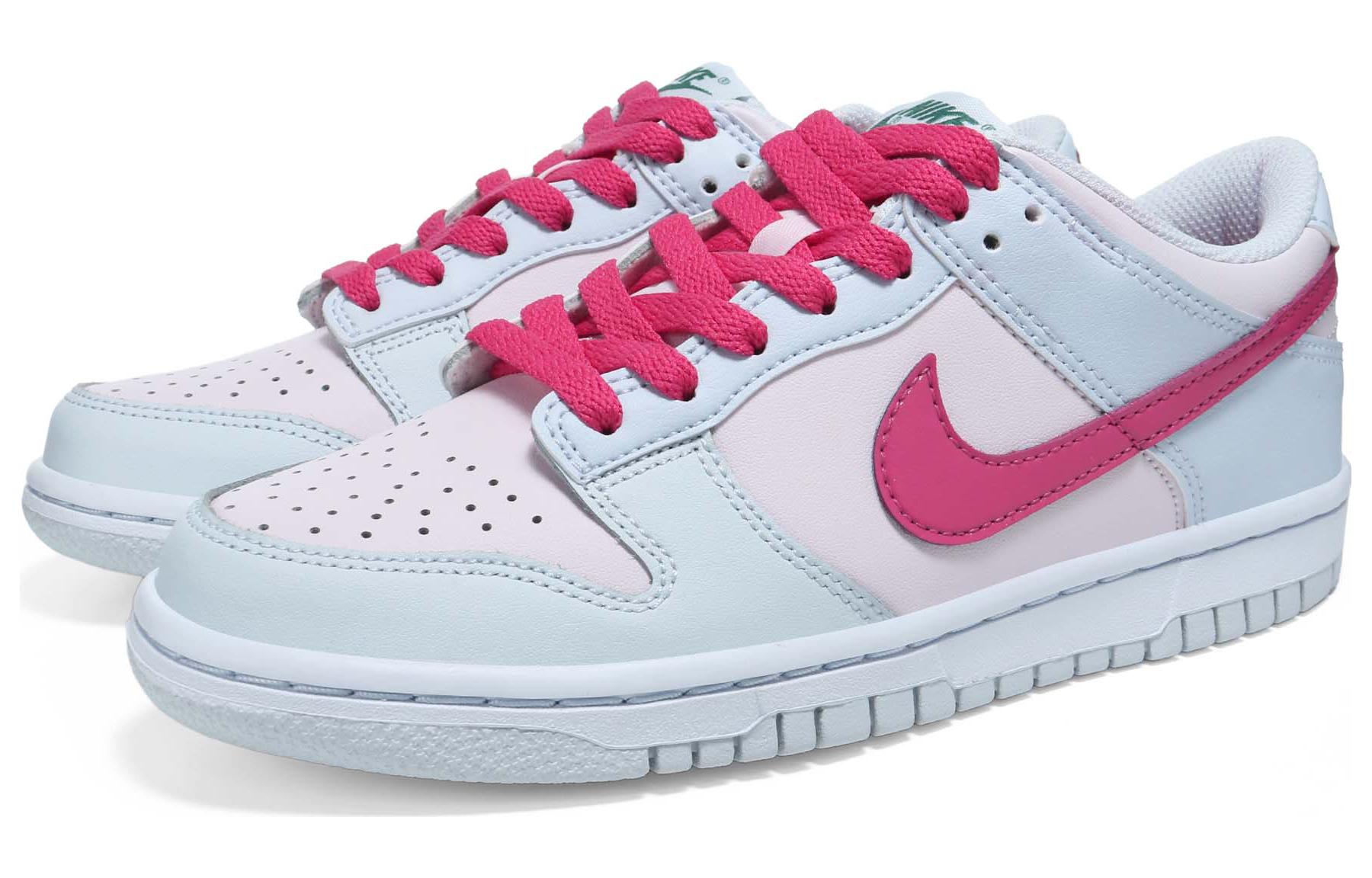 Shop [Zapatillas Personalizadas] Nike Dunk Low 'Swoosh Rosa Vibrante' FD1232-002(Team36-女款活力粉钩)