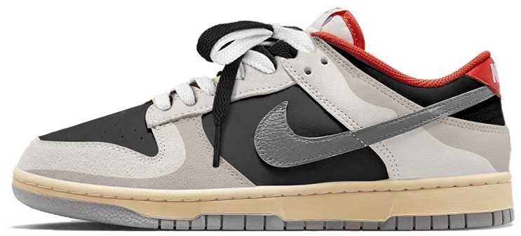 custom-shoes-nike-dunk-low-vintage-american-white-black