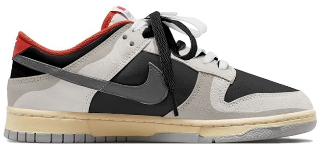 나이키 덩크 로우 '빈티지 아메리칸' (커스텀) FJ5429-133(TeamY-女款复古熊猫黑米白) Order 나이키 덩크 로우 '빈티지 아메리칸' (커스텀) FJ5429-133(TeamY-女款复古熊猫黑米白)