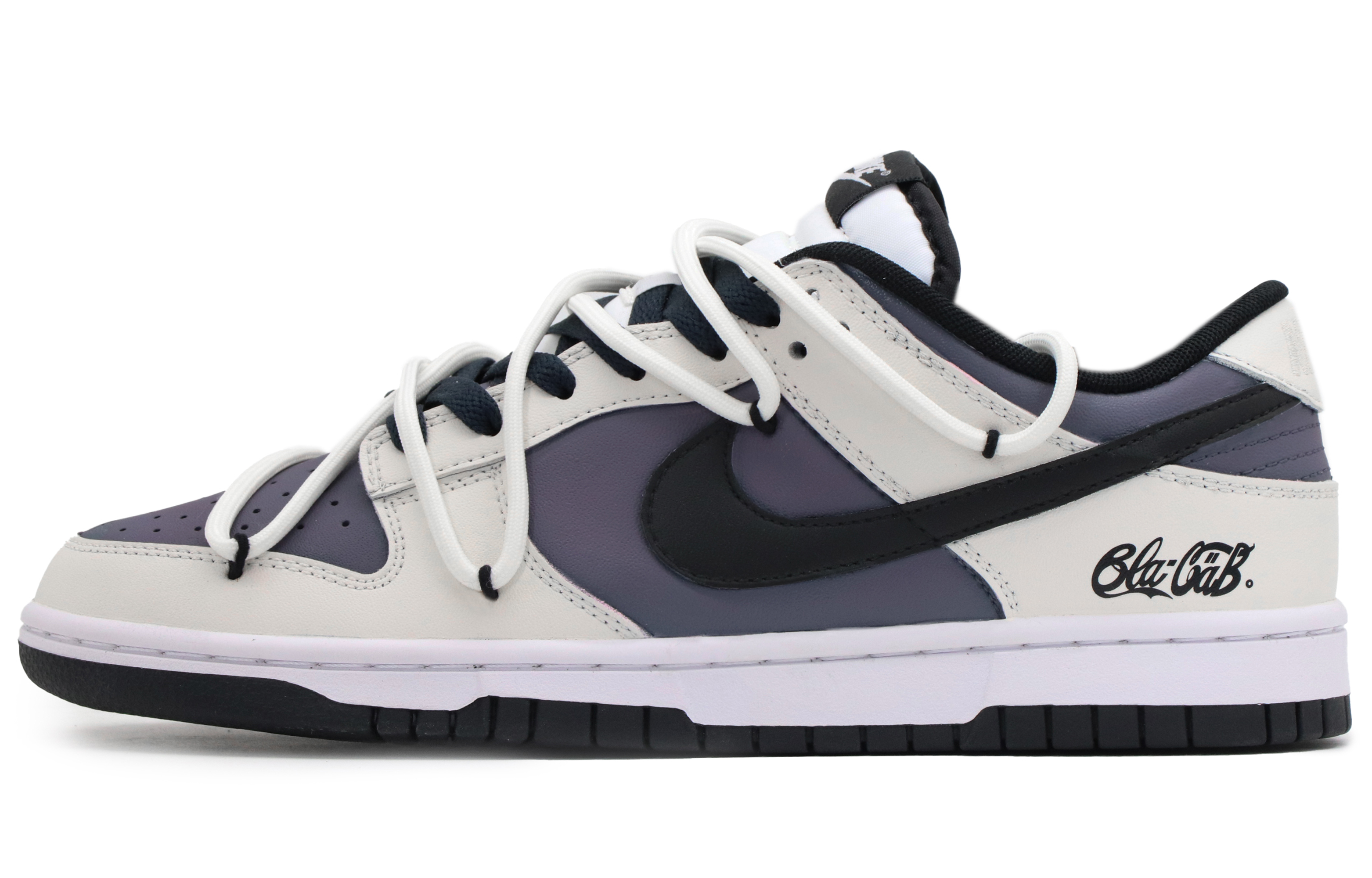 Buy 【客製球鞋】Nike Dunk Low 零度 BBL 高街戶外穿搭 復古做舊 低筒 板鞋 男款 黑藍