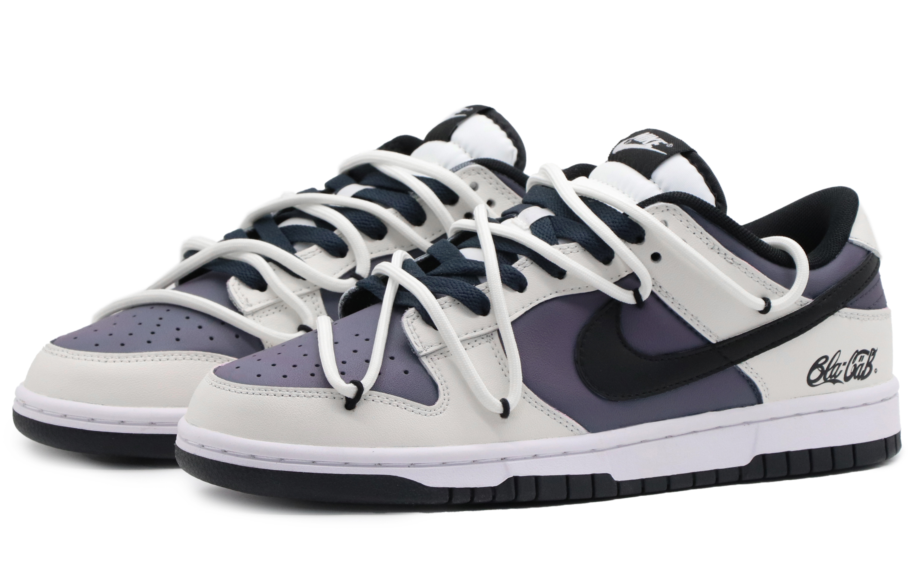 Lookbook 【客製球鞋】Nike Dunk Low 零度 BBL 高街戶外穿搭 復古做舊 低筒 板鞋 男款 黑藍