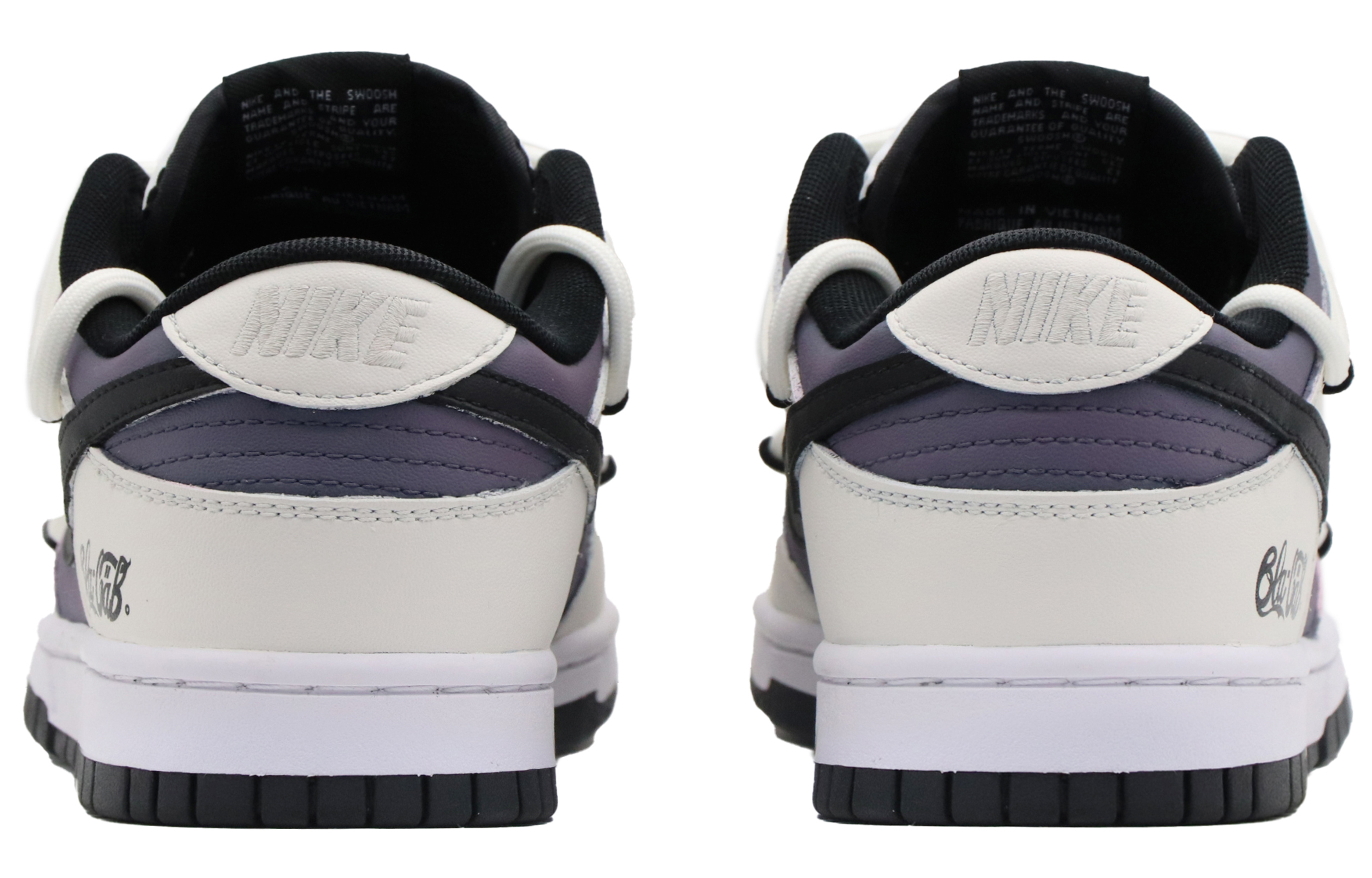 Shop 【客製球鞋】Nike Dunk Low 零度 BBL 高街戶外穿搭 復古做舊 低筒 板鞋 男款 黑藍