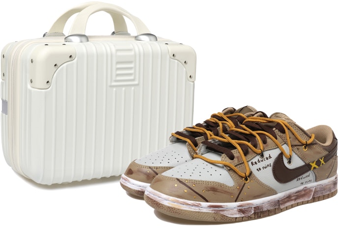 custom-shoes-nike-dunk-low-vintage-distressed-vibe-khaki-brown