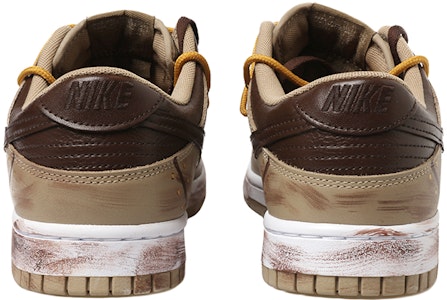 나이키 덩크 로우 '빈티지 카키 브라운'(커스텀) DJ6188-200(Team拾玖-复古做旧棕男) Details for 나이키 덩크 로우 '빈티지 카키 브라운'(커스텀) DJ6188-200(Team拾玖-复古做旧棕男)