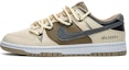 Buy 【定製球鞋】 Nike Dunk Low 野鶴製造 復古風 條紋風 街頭潮流 做舊摩卡 特殊禮盒版 耐磨 低幫 板鞋 男款 米棕