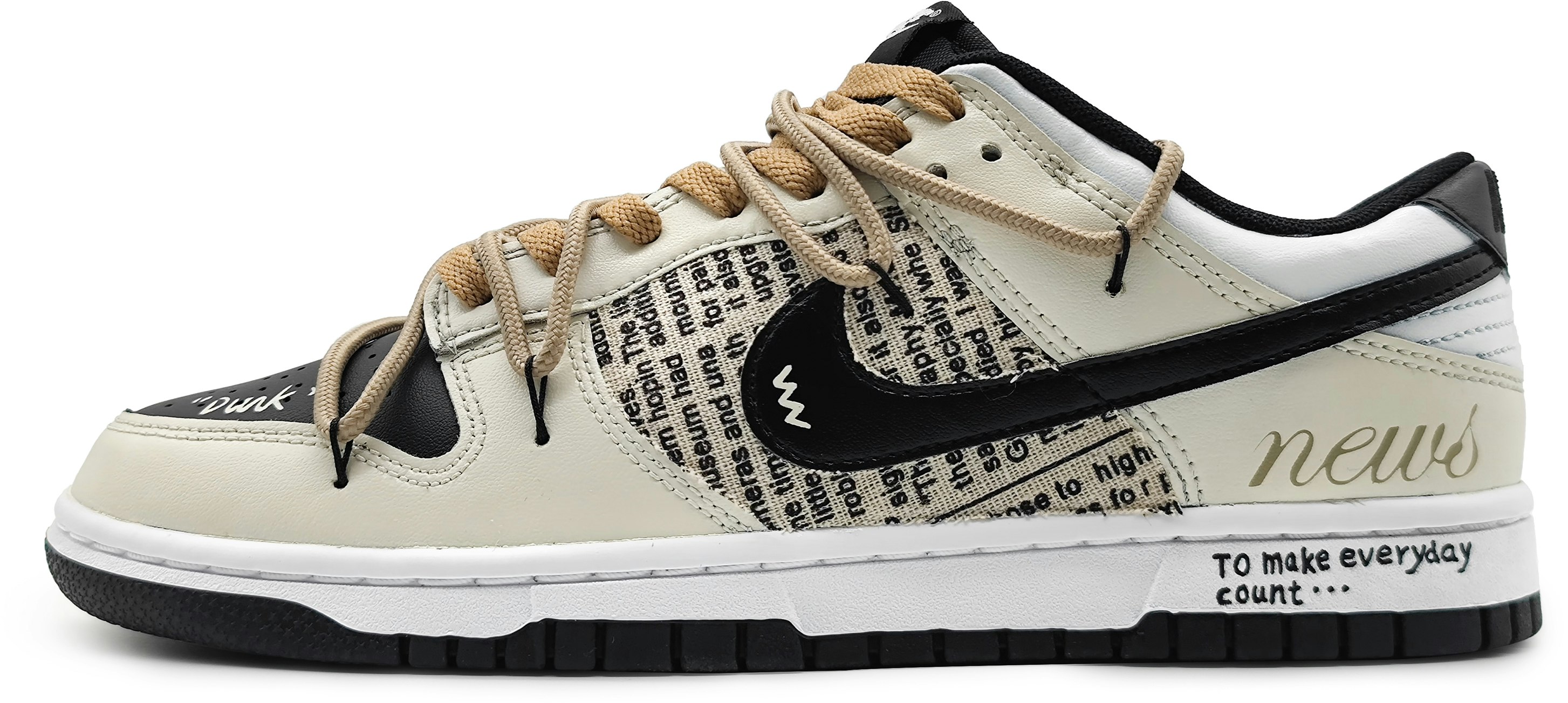 custom-shoes-nike-dunk-low-vintage-newspaper