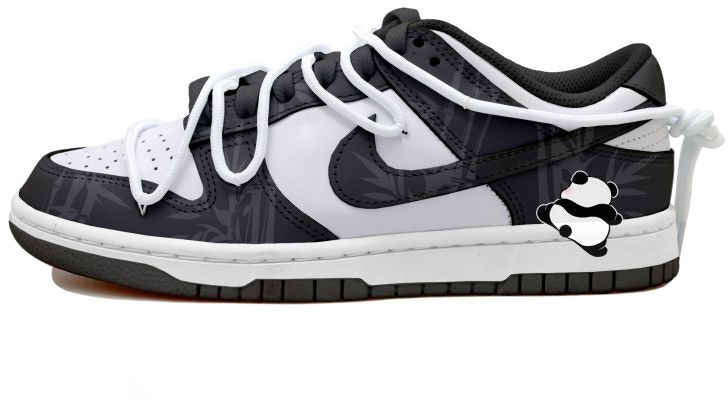 custom-shoes-nike-dunk-low-vintage-panda-bamboo