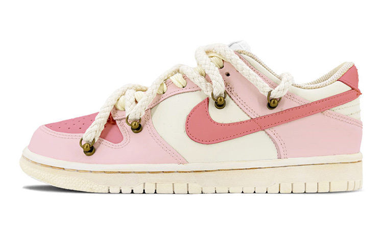 Buy [Zapatillas Personalizadas] Nike Dunk Low 'Rosa Vintage-Blanco' DH9765-100(TeamK-水蜜桃QD)