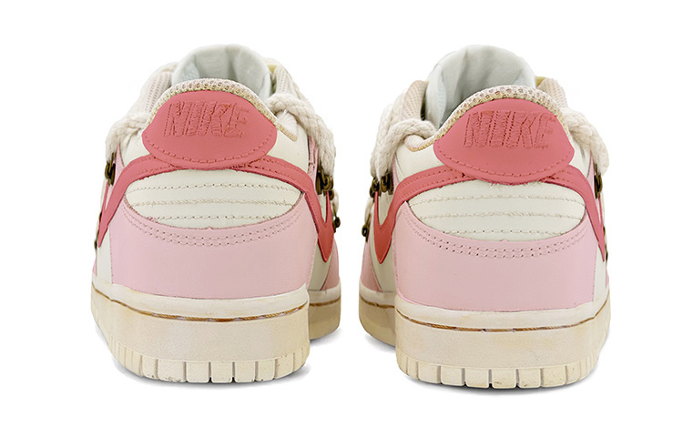 Shop [Zapatillas Personalizadas] Nike Dunk Low 'Rosa Vintage-Blanco' DH9765-100(TeamK-水蜜桃QD)